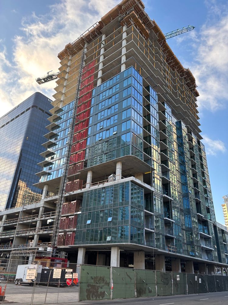 New high rise under construction 