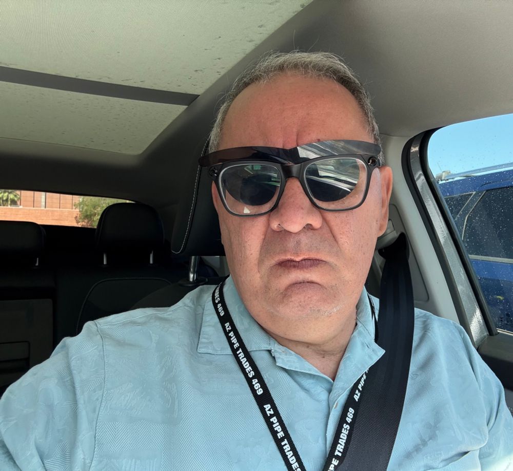 Me wearing temporary shades behind my glasses, like a boss.