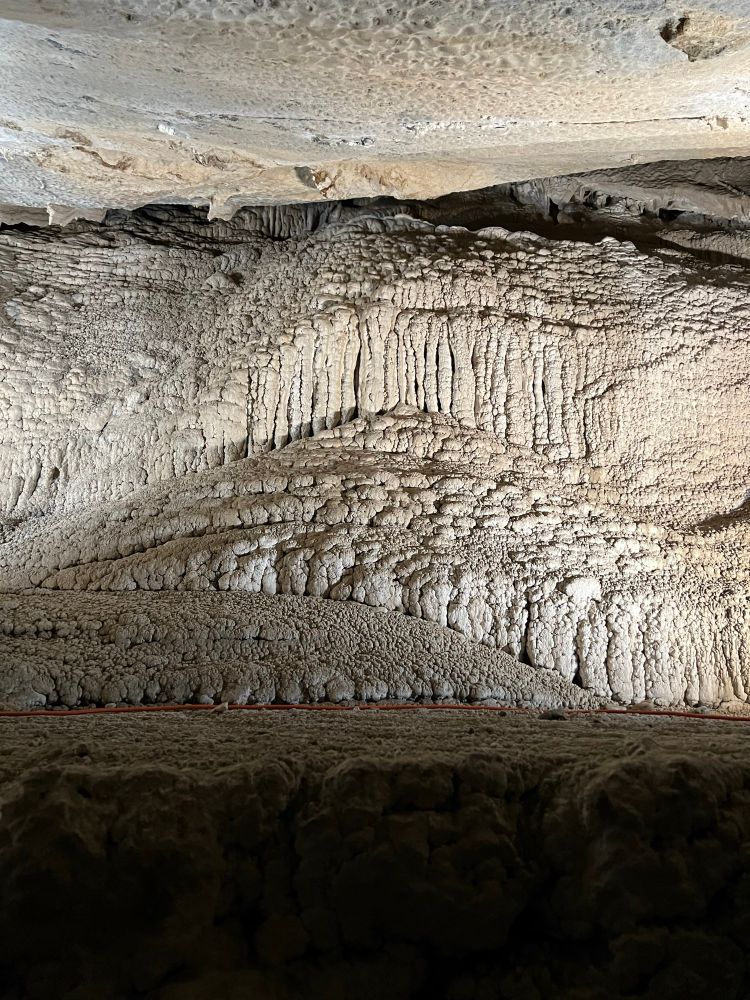 Rock formations inside the cavern