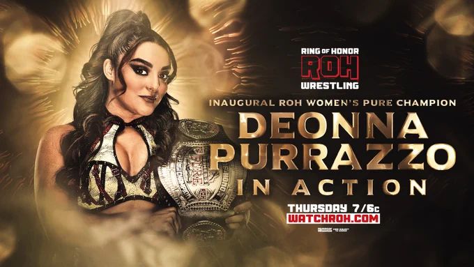 Ring of Honor match card for Thursday 12/11: Deonna Purrazzo in action