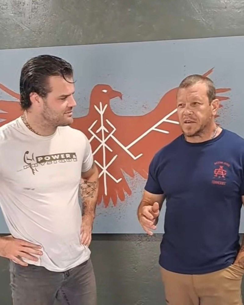 Video still of November 2024 interview between Ian Michael Elliott and Northwest Tennessee Active Club lead William Allen Migala.