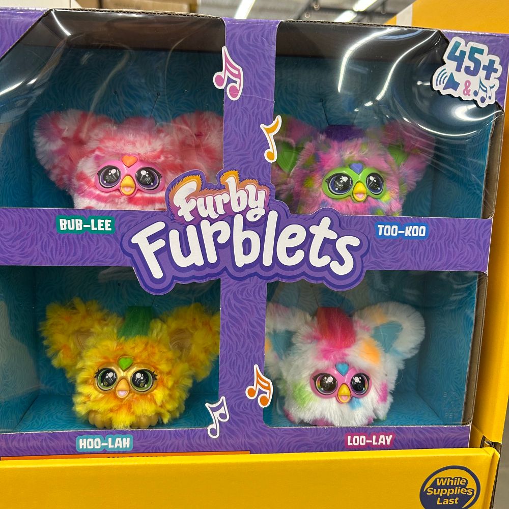 New Furby “Furblets” being sold in a 4-pack of horrific evil masquerading as something cute at Walmart