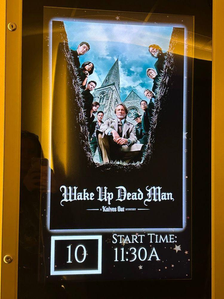 Theater Poster for Wake Up Dead Man