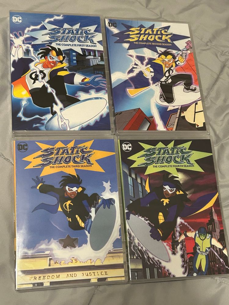 All four seasons of Static Shock on DVD