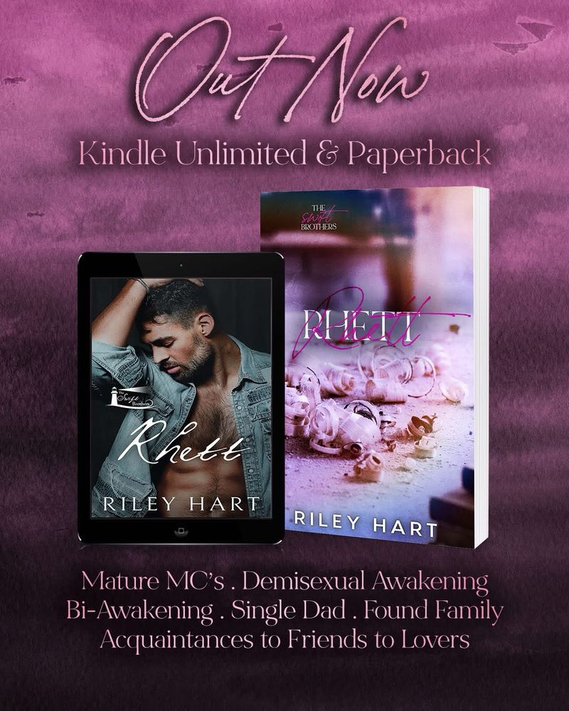 Out Now, Rhett by Riley Hart, KU and paperback