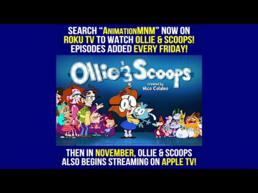 Ollie & Scoops on ROKU and AppleTV!