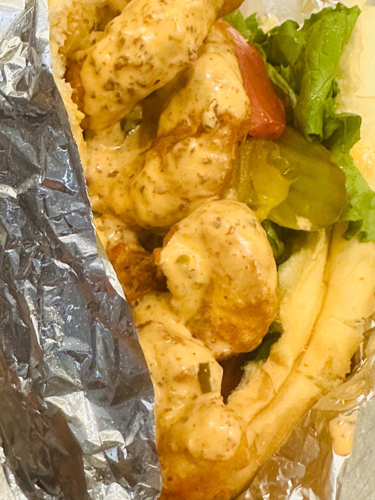 Vegan Shrimp Po Boy!
Beyond Vegan Cell Food
615 High Street
Portsmouth VA 
757-606-1307