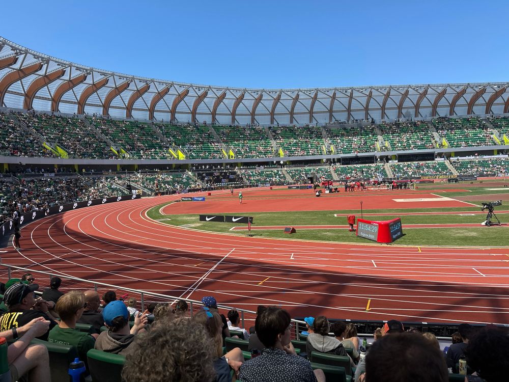 Photo of Hayward field.