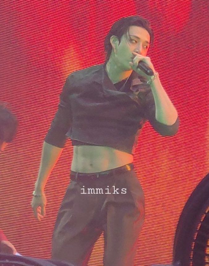 bangchan, crop top, escape, akfjwkfnf