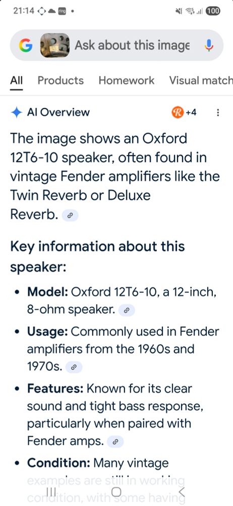 Text regarding a search for an Oxford 12T6-10 