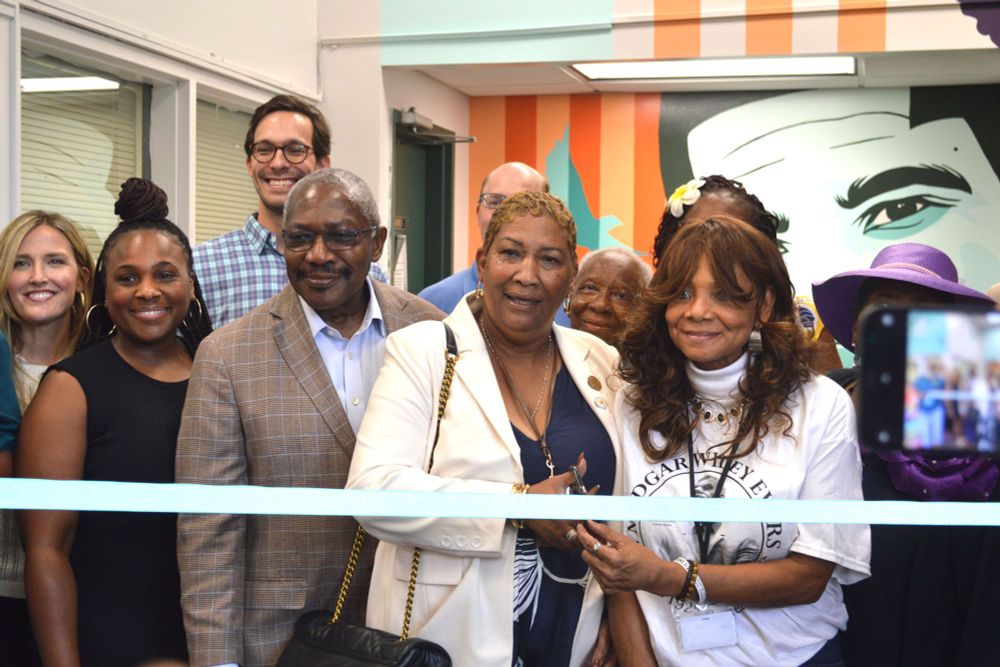 Jackson Friends of the Library unveiled new murals honoring Medgar Evers at a ribbon-cutting ceremony on Aug. 1, 2025.