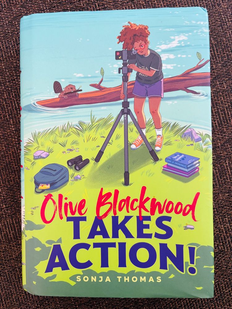 Book cover of Olive Blackwood Takes Action by Sonja Thomas