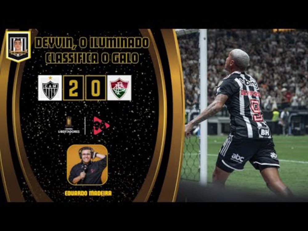 25/09/2024 - GALO 2x0 Fluminense - (Libertadores 2024) - Narração do