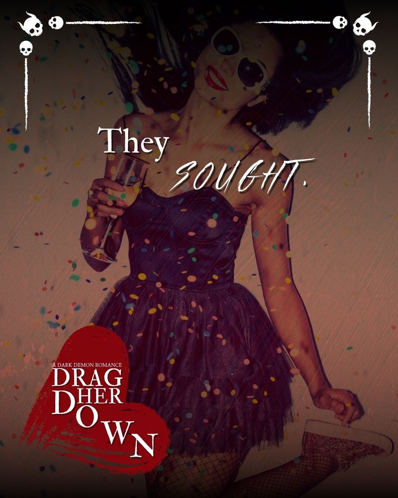 “They sought.”

Quote over a filtered photo of a smiling woman at a party