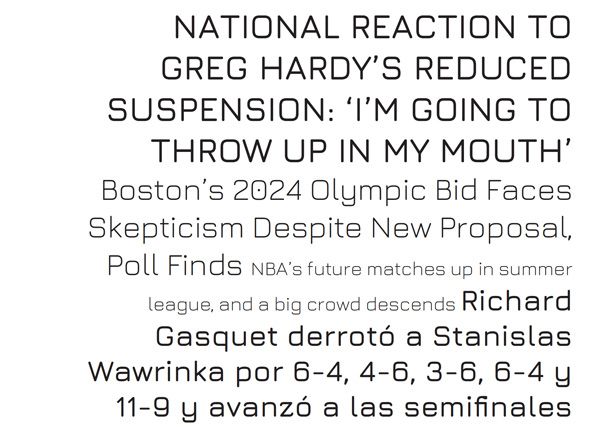 text sample for 'jura' font