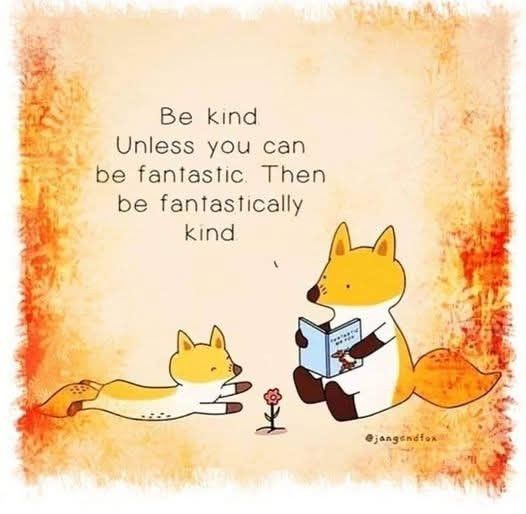 A graphic of a mother fox reading a book to a baby fox, stating, 
