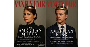 Melania as queen