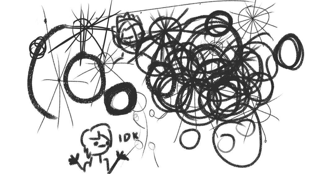 Madness scrawls and doodles from when I recently forgot how to draw