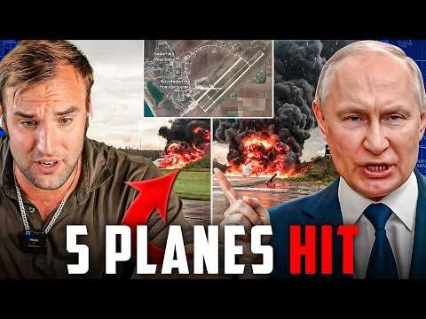 FIVE RUSSIAN JETS were Hit on the Crimean Airbase | Ukraine Update