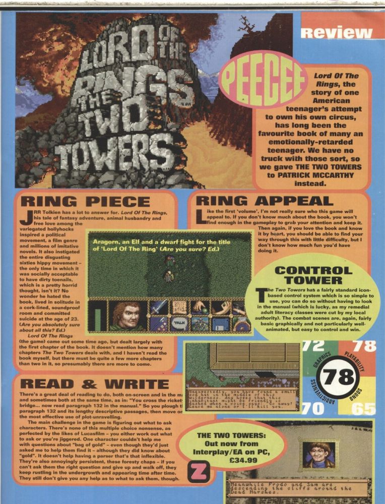 1992:

Zero Magazine Issue 35, page 73

Full mag --> https://archive.org/stream/zero-magazine-35#page/n72