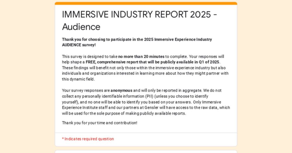 IMMERSIVE INDUSTRY REPORT 2025 - Audience