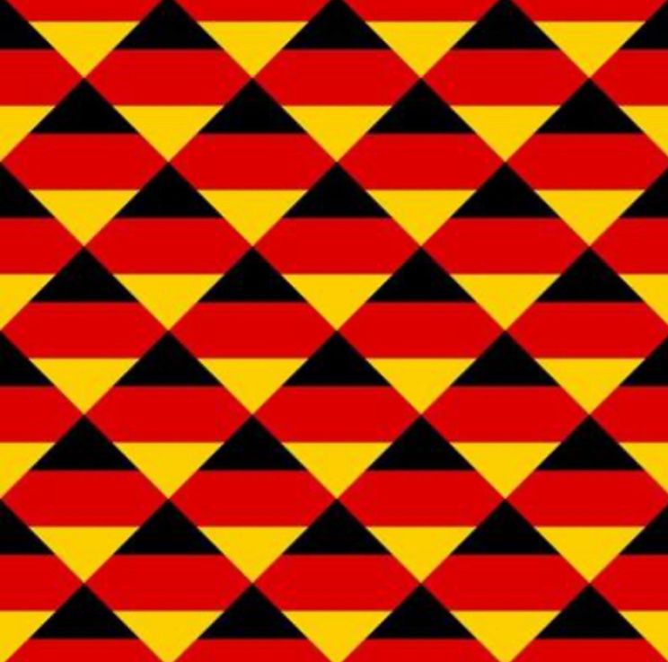 Muster mit Farben der deutschen Flagge