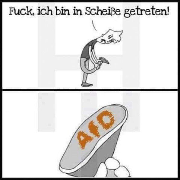 Fuck, ich bin in Scheiße getreten!

AfD