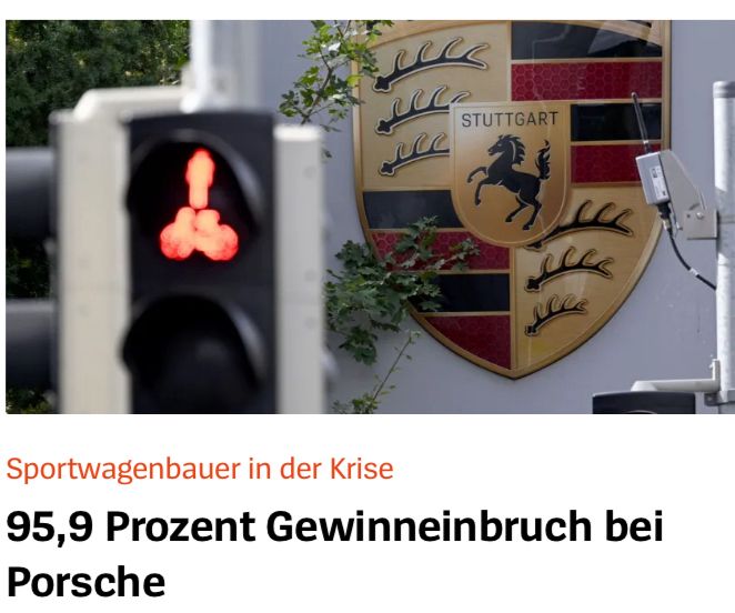 Text nicht entscheidend, sonder die verschwommene rote Ampel im Vordergrund, die aussieht wie ein Penis