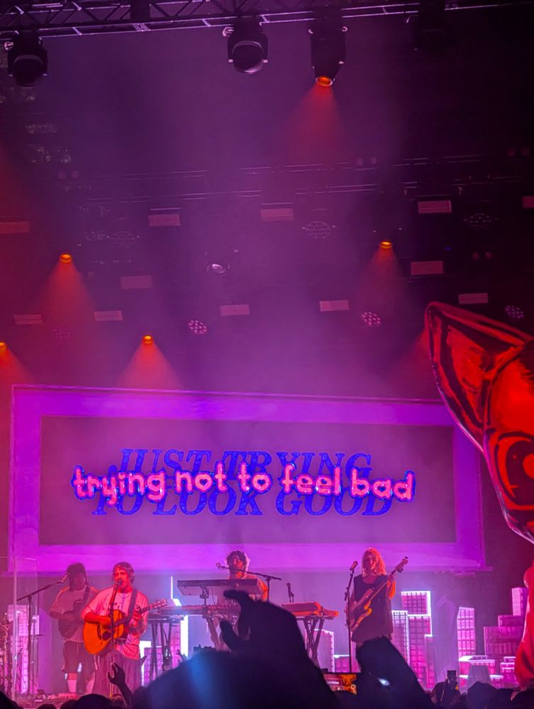 just trying to look good trying not to feel bad

porter robinson