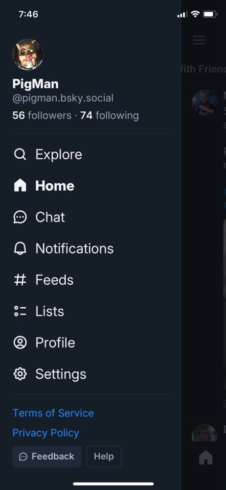 Click on FEEDS