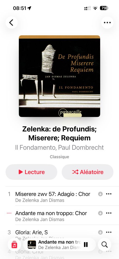 Zelenka: de Profundis;
Miserere; Requiem