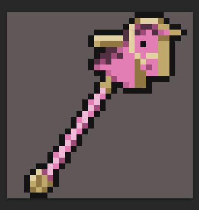 Icon of a pink hobby horse