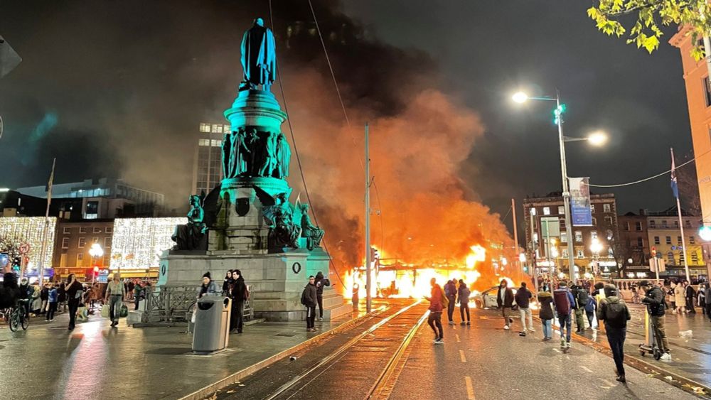 Ireland used new EU alert as riots broke out in Dublin