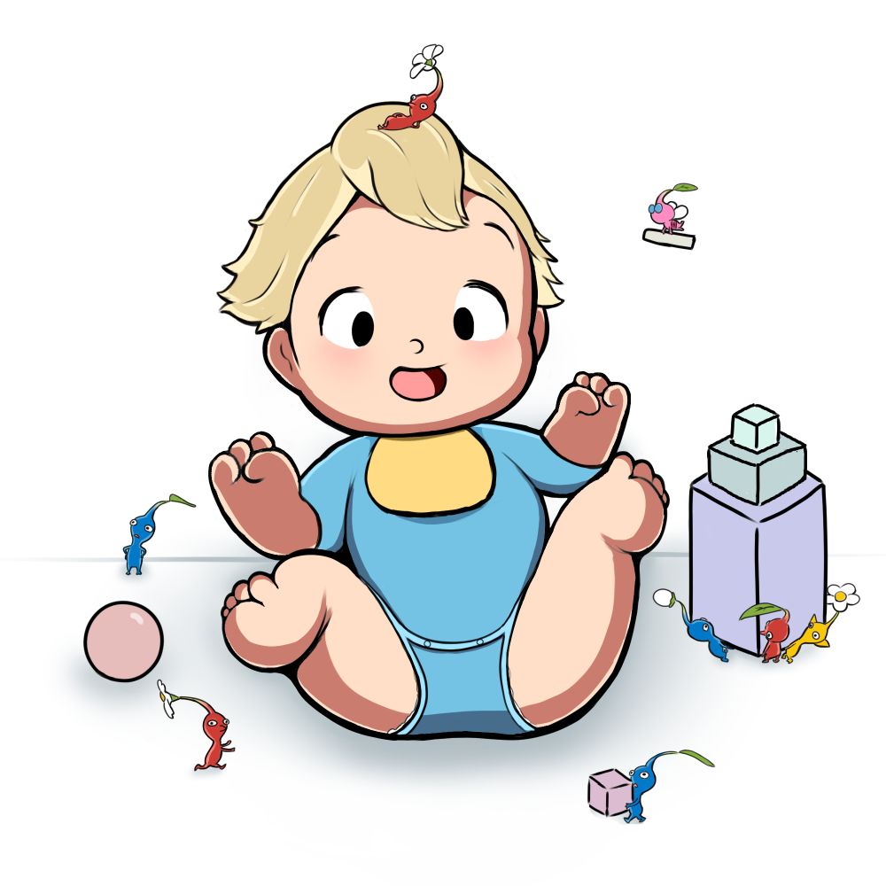 The Pikmin baby that appeared in the Nintendo short "Close to You"
