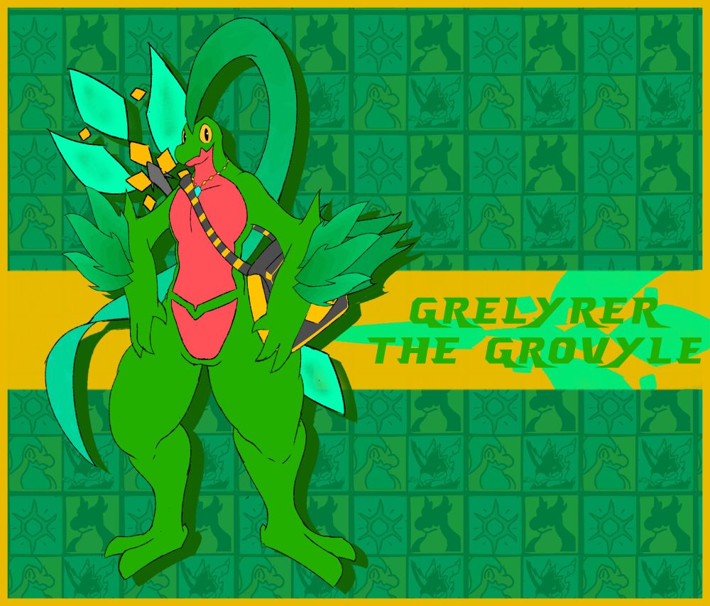#Grovyle #Fanart #Fanoc #Pokemon #Digitalart #Grelyrer