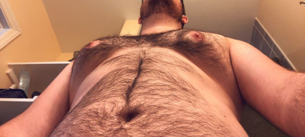 My hairy torso and huge pecs 