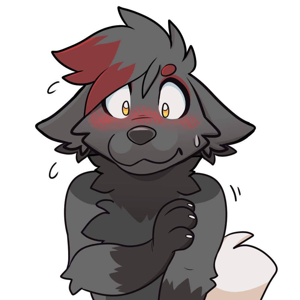 Lucas looking shy and blushing,,