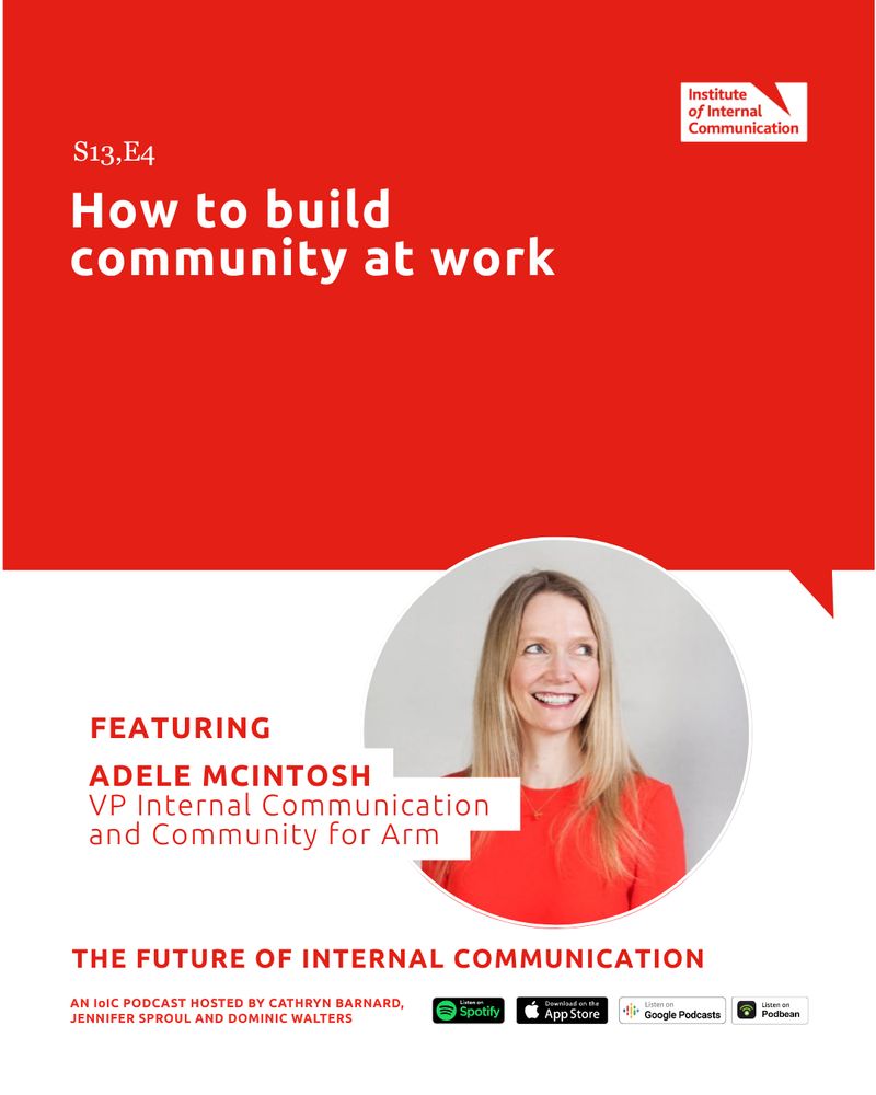 Future of Internal Communication podcast with Adele McIntosh.