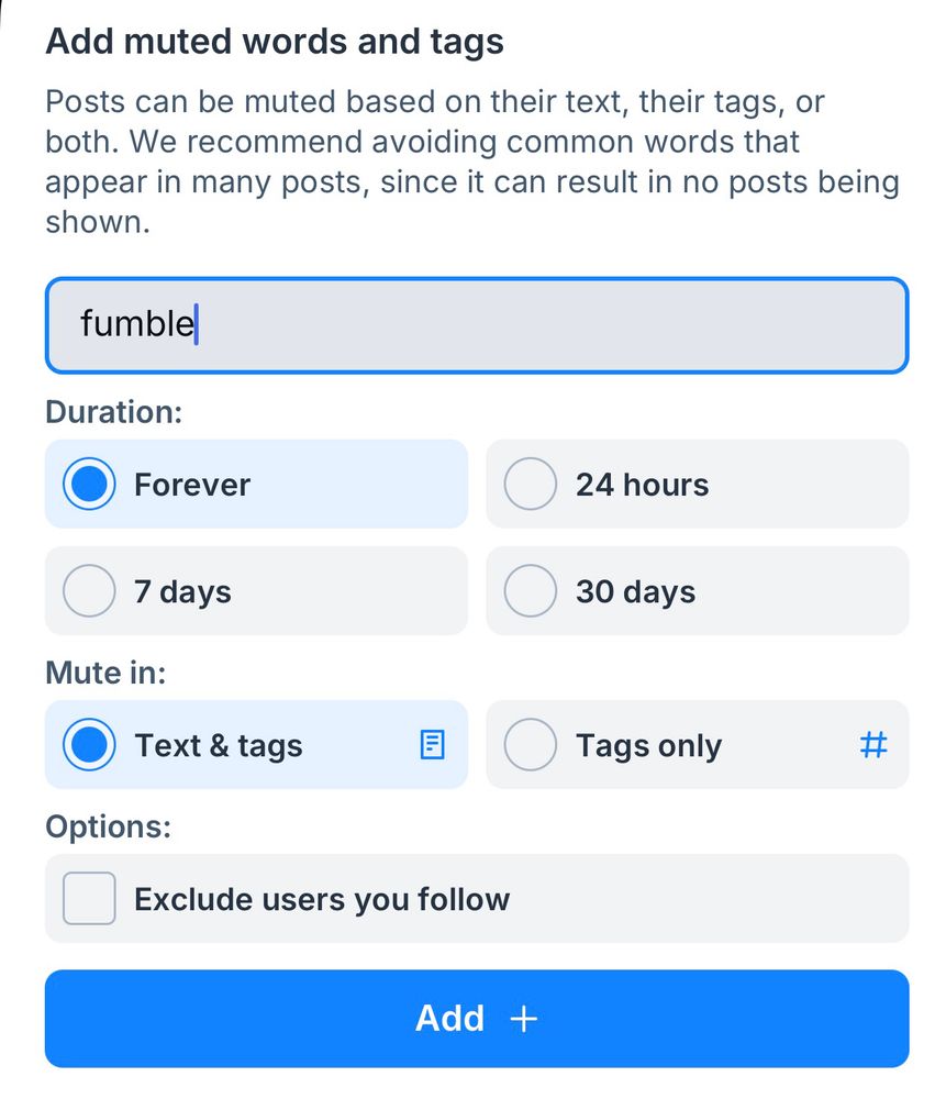 Banning the word “fumble”