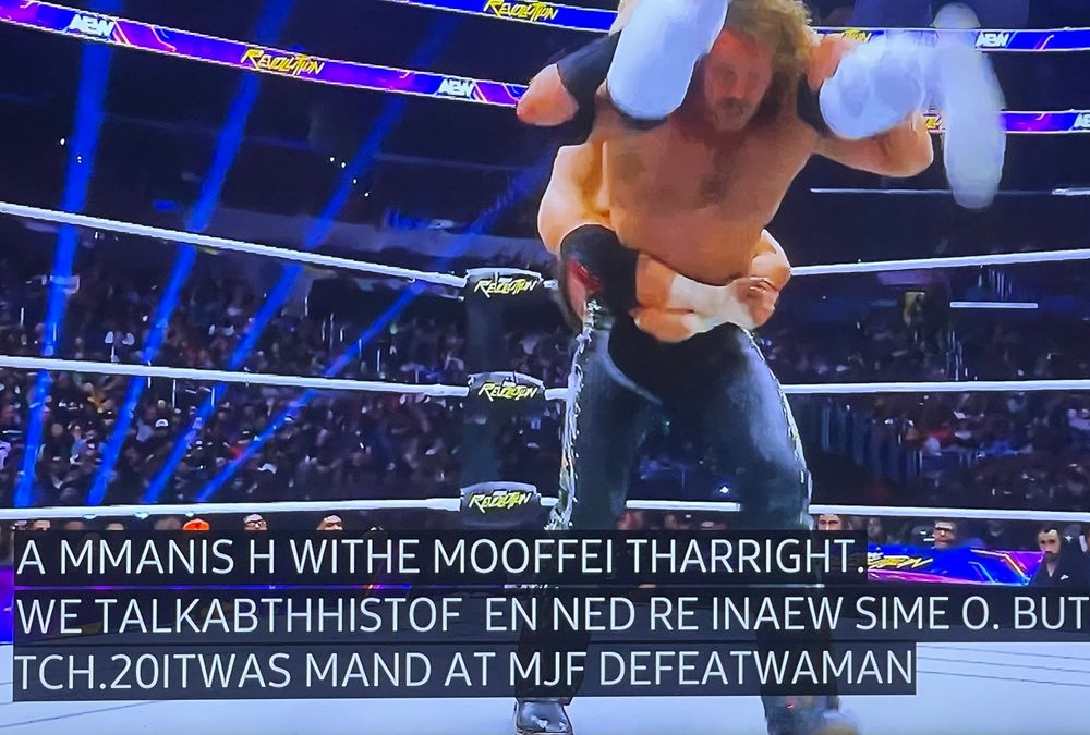 Triller with subtitle action