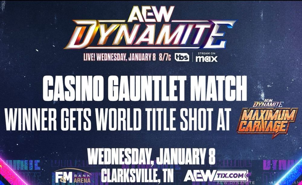 AEW Casino Gauntlet Graphic
