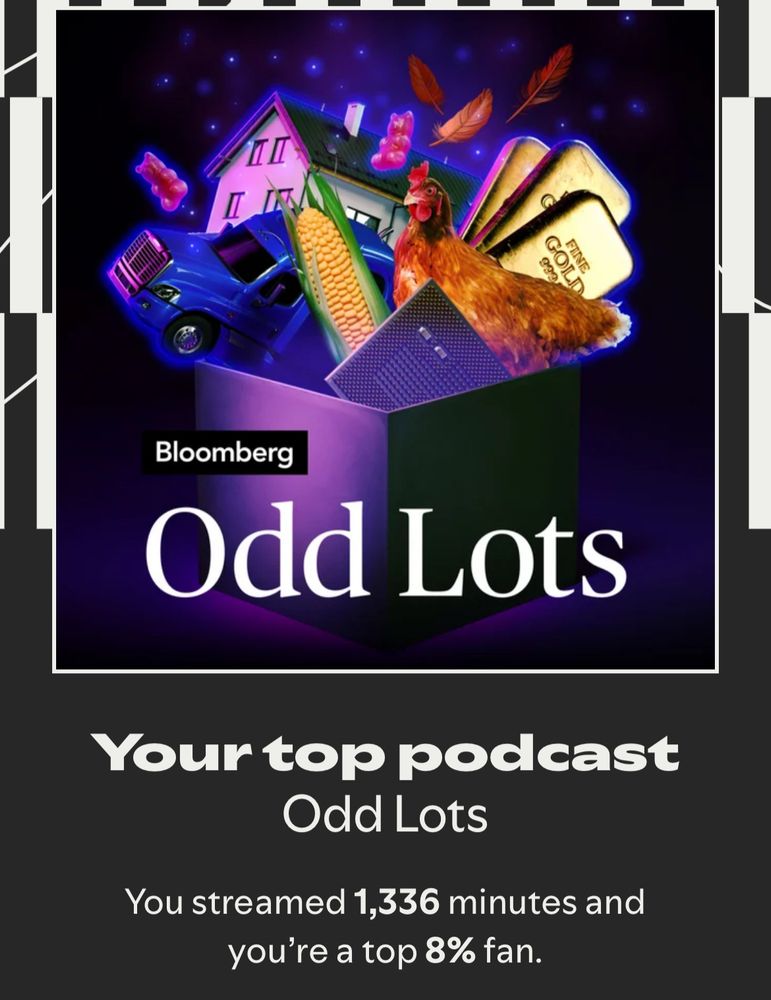 Spotify wrapped top podcast: odd lots