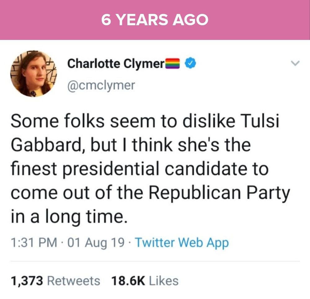 Tweet from 6 years ago