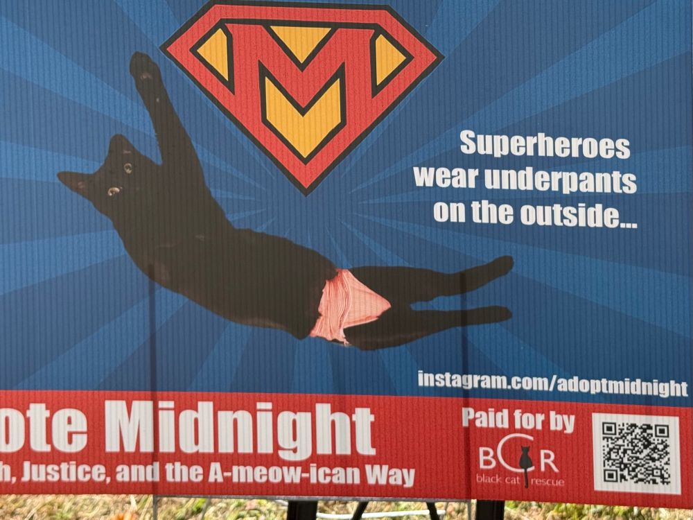 Poster for Midnight, candidate for mayor of the Somerville Community Path