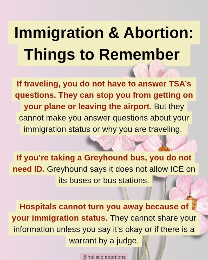 Pink and beige gradient background with flowers that reads:

Immigration & Abortion: Things to Remember

People under 18 years old who are in the US without a parent are called "unaccompanied minors." It is the Office of Refugee Resettlement (ORR)'s policy that they must help a young person get an abortion if they ask for one. This is true even if they have to go to another state.

If you need legal support for abortion, call the Repro Legal Helpline at 844-868-2812. Save this number in your phone.