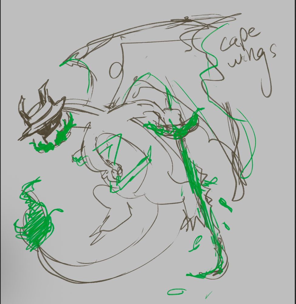 My Charizard Z. he is scribbly. He is just Zorro with a flame sword and flame mustache