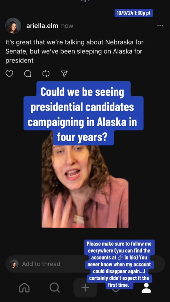 I don’t know if Alaska is in play for this year or in four years, but it should certainly start being part of the conversation.  Alaska is different than other states we assume are red because in 2020...