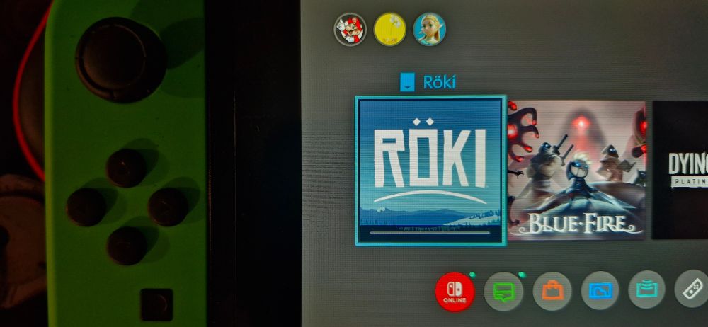A photo of a switch showing roko being installed 