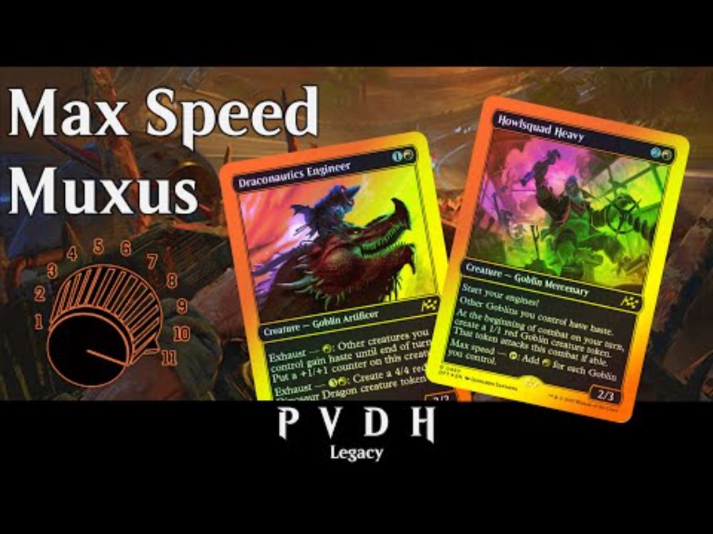 AETHERDRIFT GOBLINS - Max Speed Muxus - Legacy MTG League