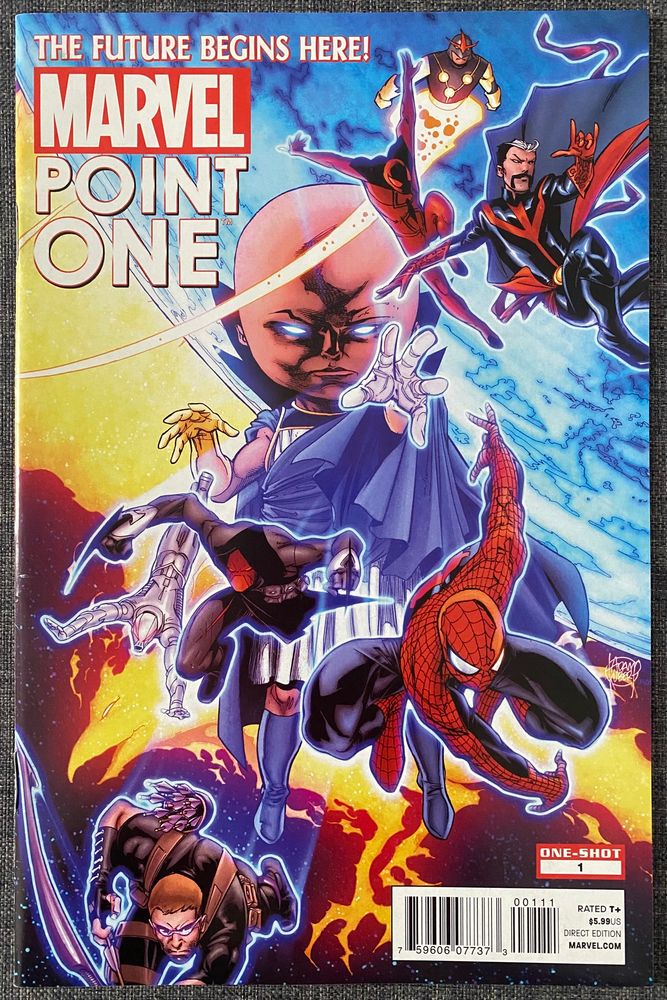 Point One cover by Adam Kubert and Morry Hollowell